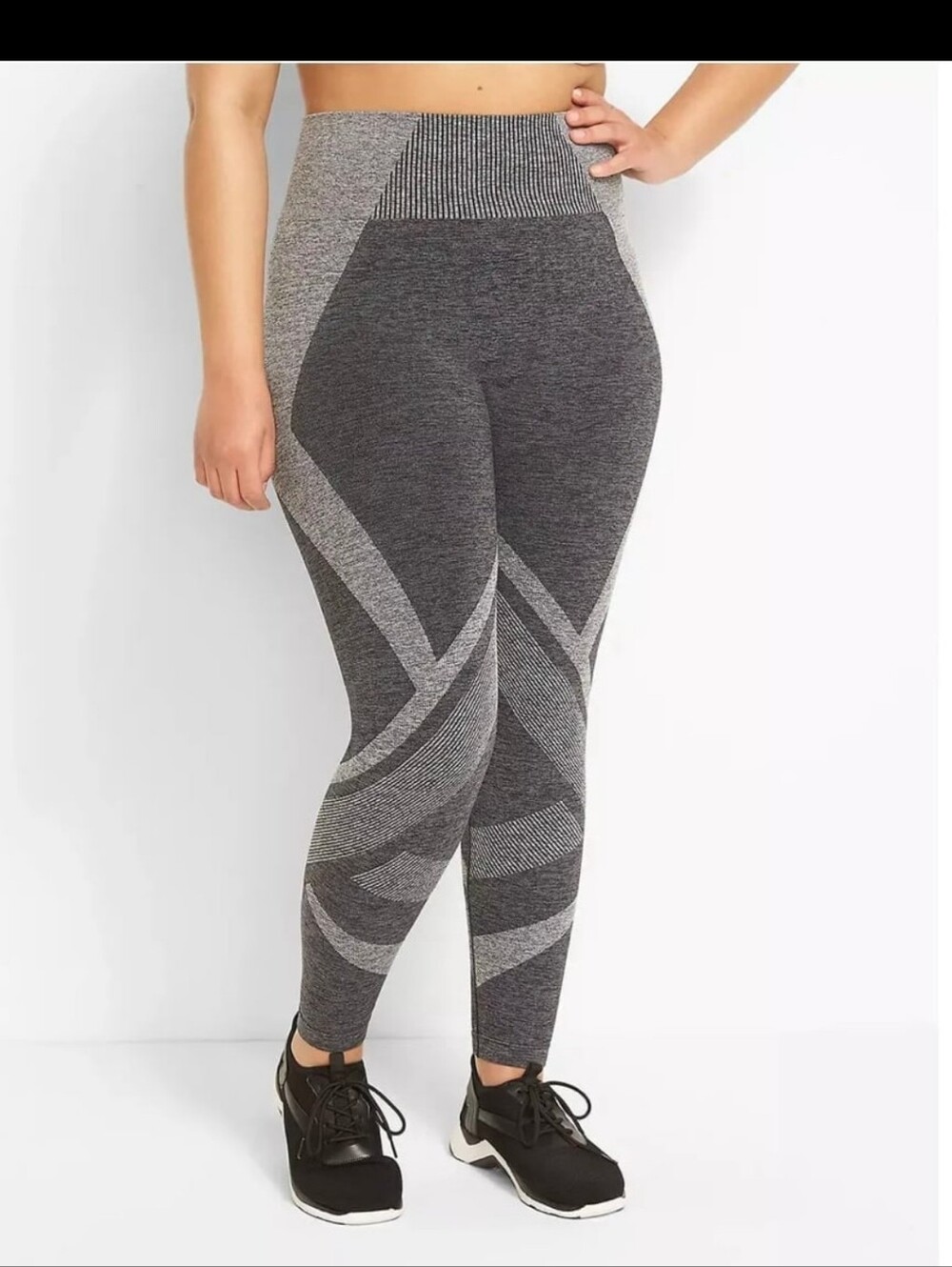 LIVI Seamless 7/8 Leggings High-Rise Compression Knit, Size 18 / 20